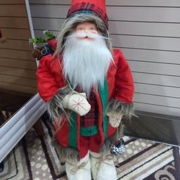 عروسک بابانوئل 65 سانت قرمز فانتزی کریسمس یلدا