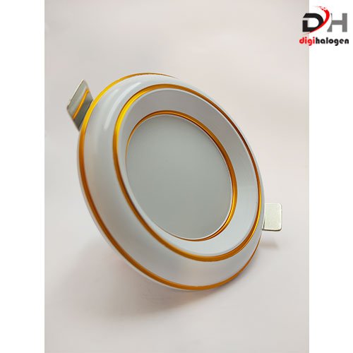 پنل توکار 7 وات  سفید طلایی مکس لایت رنگ سفید بسته 8 عددی