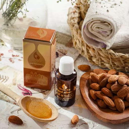 روغن بادام شیرین گیاه قانون (صددرصد خالص) روغن اصل و تضمینی