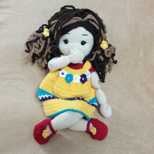 عروسک بافتنی دختر(نفس خانم)