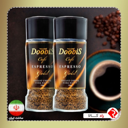 قهوه اسپرسو فوری گلد دوبیس ESPRESSO ( شیشه 100 گرمی )
