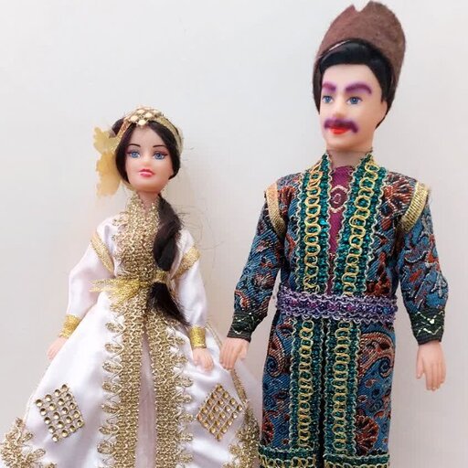 عروسک  سنتی با لباس محلی (به صورت تکی)/عروس