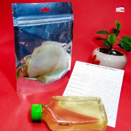 فروش ویژه قارچ کامبوجا 40 گرم تازه و فعال به همراه  300 سی سی شربت کامبوجا وبروشور آموزش رایگان محصول 