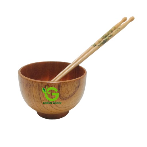 چاپستیک چوبی بامبو ( چوب غذاخوری ) بسته 2 عددی طرح اژدها کد Gw141301001