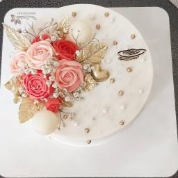 کیک خامه ای 16