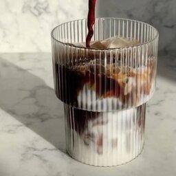لیوان شربت خوری 6عددی شیشه ای تیام شفاف کیفیت بالا