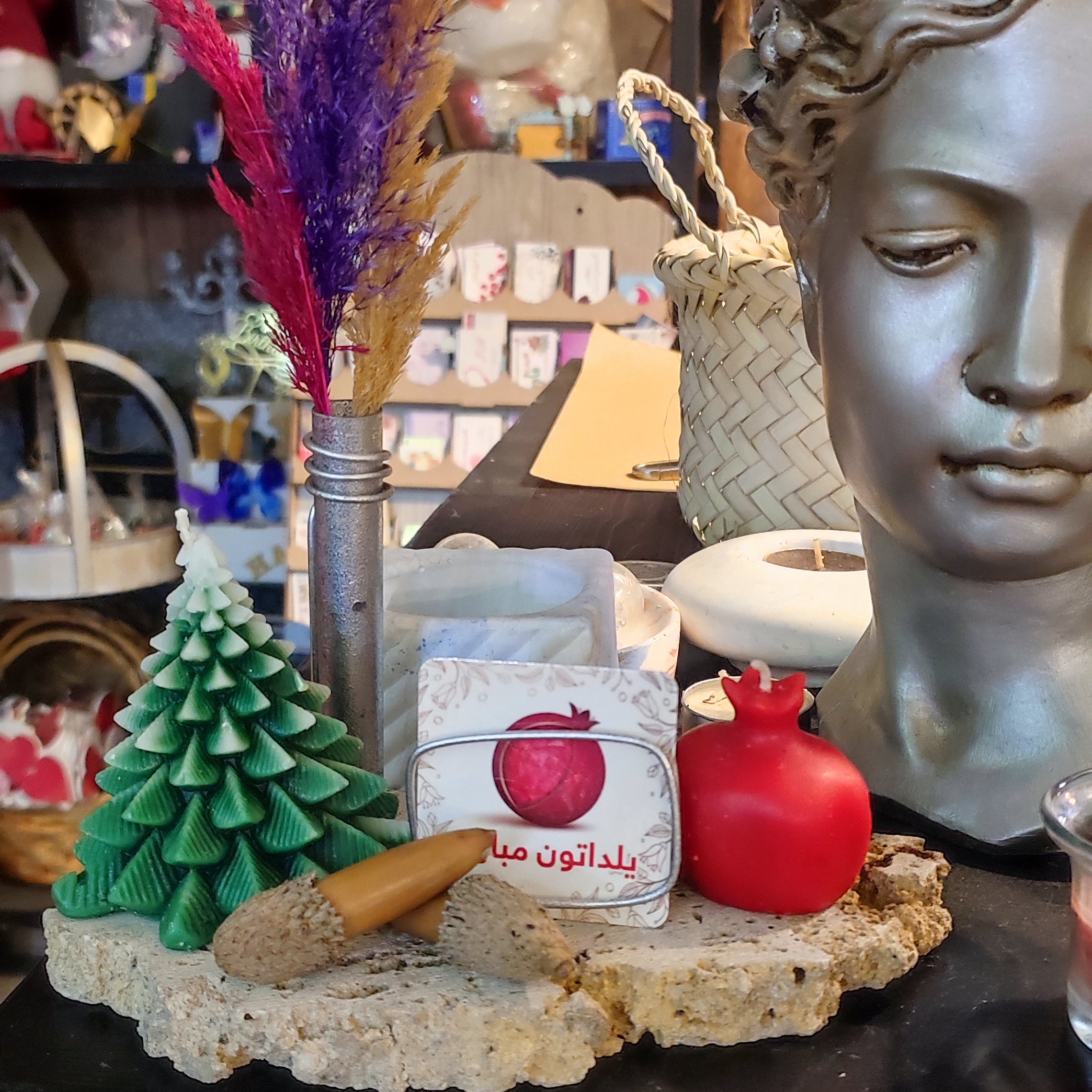 گیفت یلدایی سنگی از متریال درجه یک