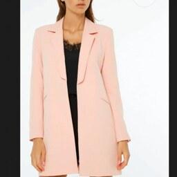 کت بلند کرپ زنانه مجلسی بسیار شیک محصول ترکیه سایز 36-38