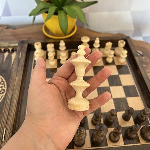 مهره شطرنج چوبی 32عددی