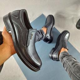کفش مجلسی مردانه رویه چرمی صنعتی 