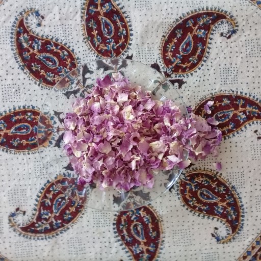 برگ گل محمدی خشک شده تازه