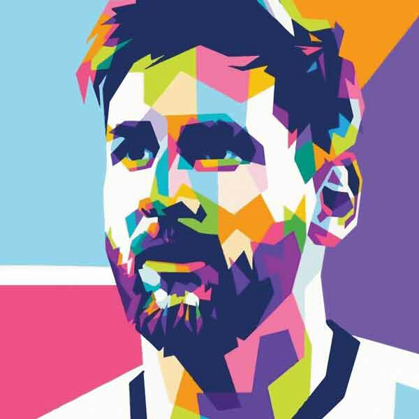 تابلو بوم چاپی لاویا طرح مسی کد ART-1334