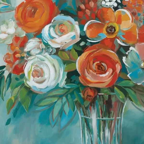 تابلو بوم چاپی لاویا طرح گل کد ART-1451