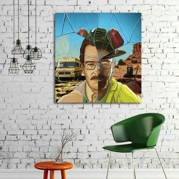 تابلو بوم چاپی لاویا طرح بریکینگ بد کد ART-1676