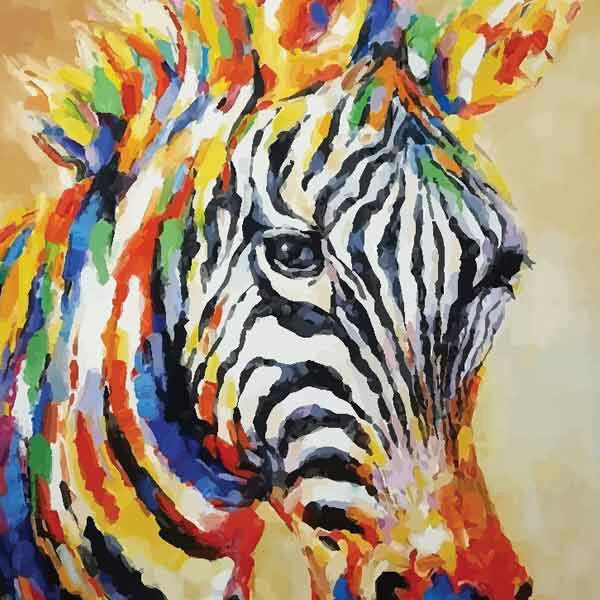 تابلو بوم چاپی لاویا طرح گوره خر کد ART-1649