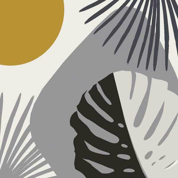 تابلو بوم چاپی لاویا طرح برگ انجیری کد ART-1643