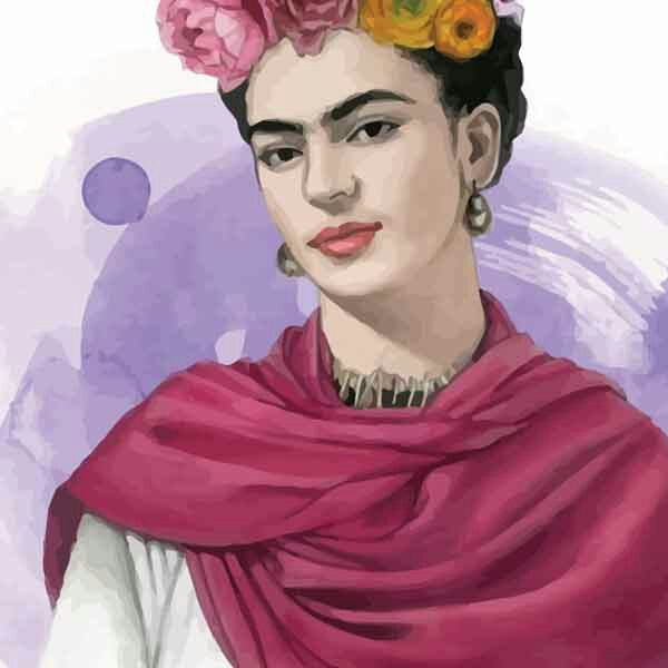 تابلو بوم چاپی لاویا طرح فریدا کالو کد ART-1781