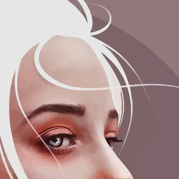 تابلو بوم چاپی لاویا طرح پرتره زن کد ART-1892