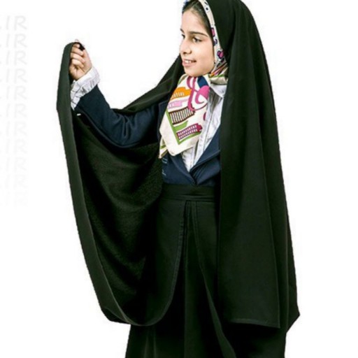 چادر قجری با پارچه ایرانی