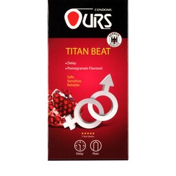 کاندوم و میوه ای اورز مدل Titan Beat بسته 12 عددی(انقضا2026.03)