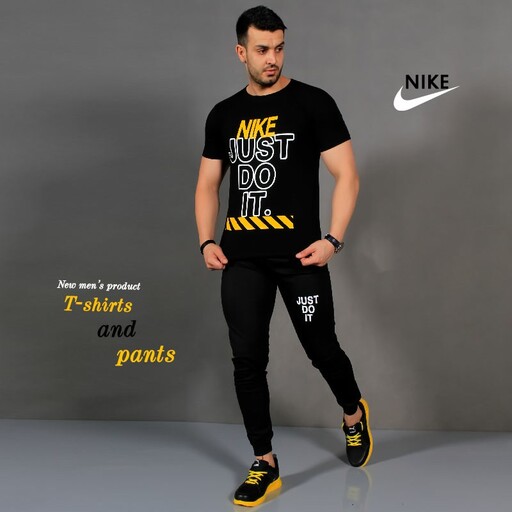 ست تیشرت و شلوار Nike مدل Hazard مناسب لارج وایکس لارج