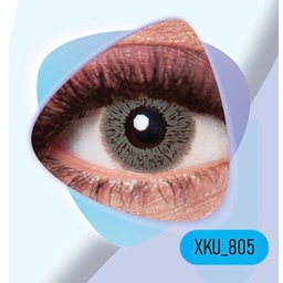 لنز چشم طبی رنگی سالانه کلیر ویژن طوسی بدون دور 