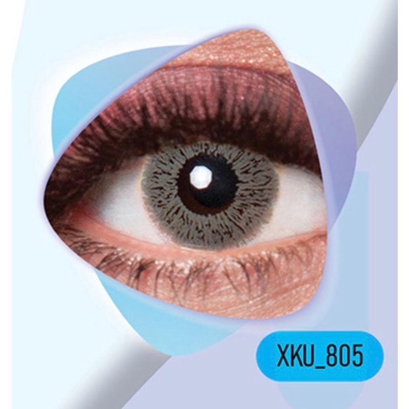 لنز چشم رنگی (زیبایی) سالانه کلیر ویژن طوسی بدون دور 