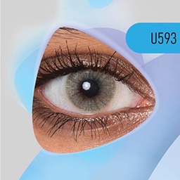 لنز چشم رنگی (زیبایی) سالانه کلیر ویژن (طوسی یخی روشن بدون دور )