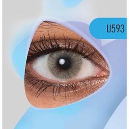 لنز چشم طبی رنگی سالانه کلیر ویژن (طوسی یخی روشن بدون دور )