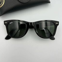 عینک آفتابی ویفر مدل 2140 شیشه سنگ ضد خش برند ری بن همراه کیف عینک ری بن