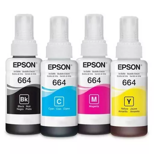 ست چهار رنگ جوهر اصلی اپسون Epson 664 (اورجینال)