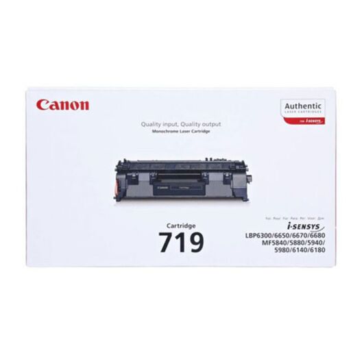 تونر لیزری مشکی کانن Canon 719