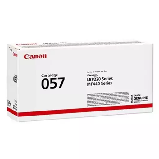 کارتریج تونر لیزری مشکی کانن CANON 057  فاقد چیپ (با ضمانت و گارانتی)