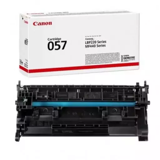 کارتریج تونر لیزری مشکی کانن CANON 057  فاقد چیپ (با ضمانت و گارانتی)