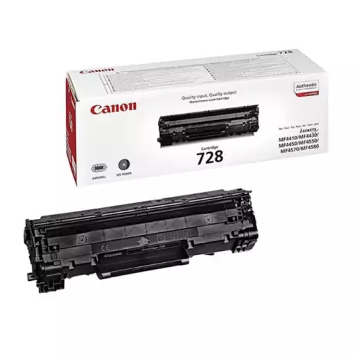 کارتریج تونر لیزری مشکی کانن Canon 728 (باضمانت و گارانتی)