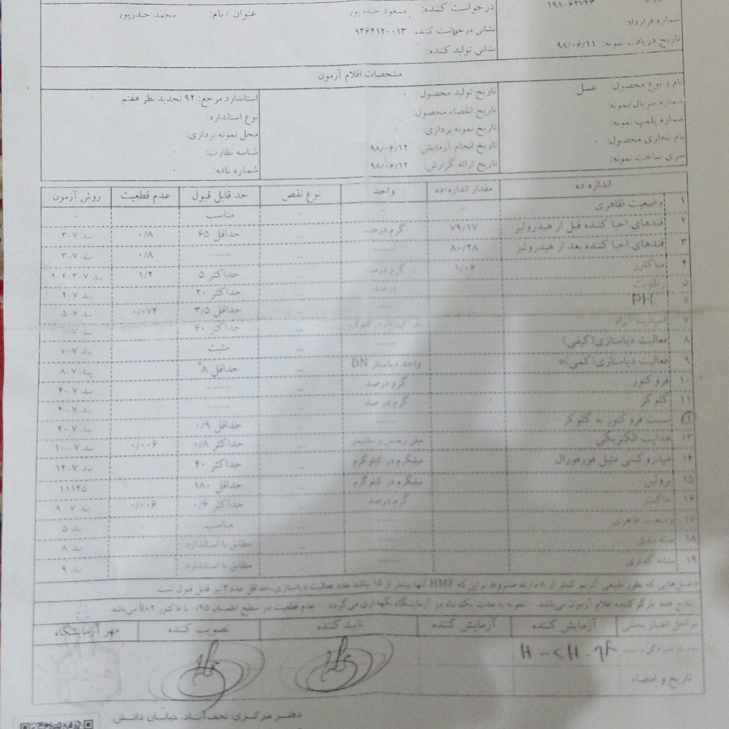 عسل کنار(سدر) - 500 گرمی