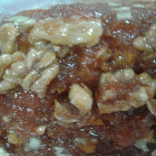 حلوا هویچ یک کیلو معمولی مغز گردو با شیره انگور