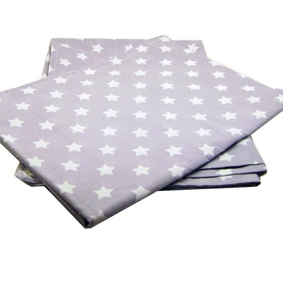 روبالش زیپ دار مدل ستاره بسته 2عددی سایز استاندارد قابل شستشو داعمی