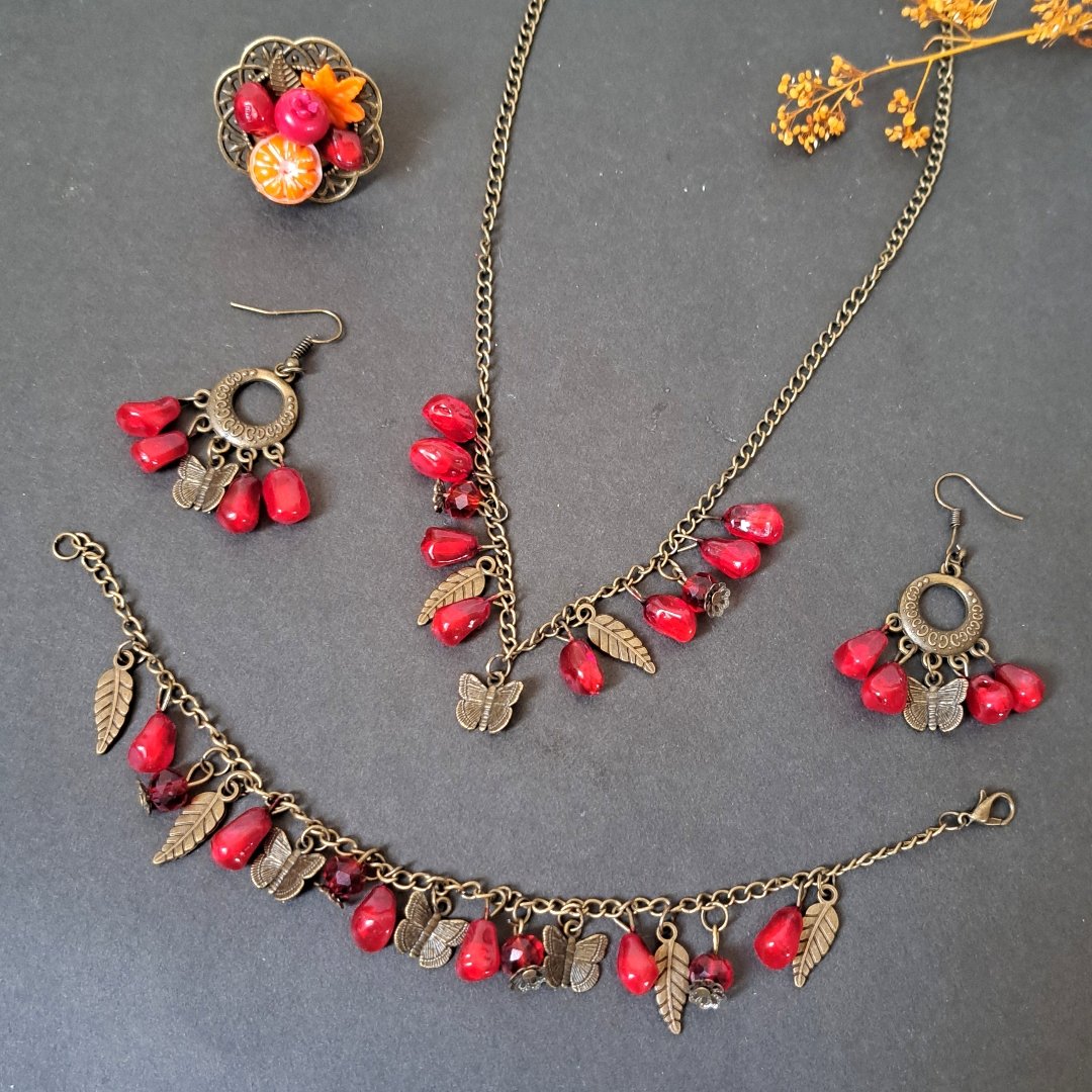 ست زیورآلات یلدایی