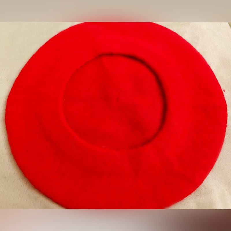 برت کلاه فرانسوی قرمز جنس فوتر