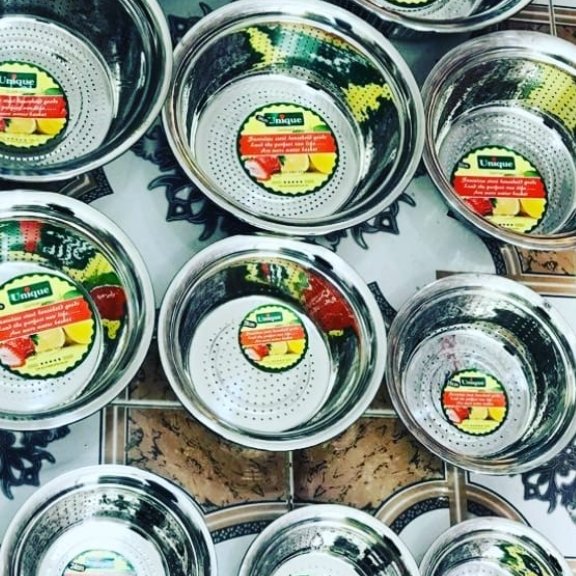 آبکش استیل 11 پارچه مارک یونیک(حکاکی شده یونیک اصل آلمان)
