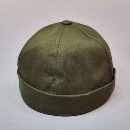 کلاه لئونی ساده سبز ارتشی کد 7737