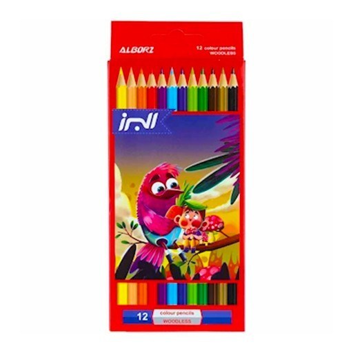 مداد رنگی 12 رنگ البرز