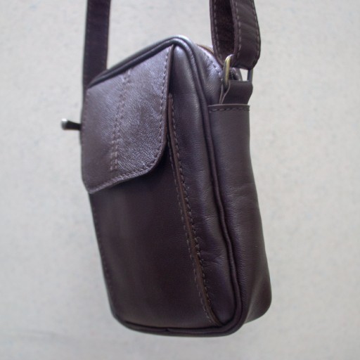 کیف دوشی چرمی مردانه مدل LHMSb3
