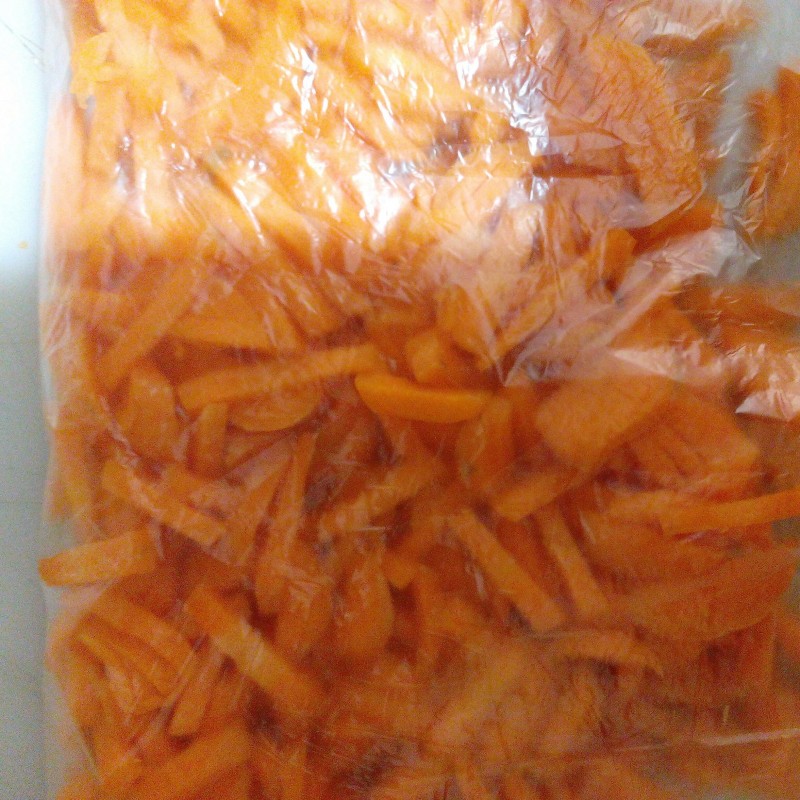 هویج رنده شده مناسب سوپ