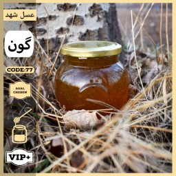 عسل شهد گون کردستان ازدل طبیعت بکر کوهی(1 کیلو گرم)