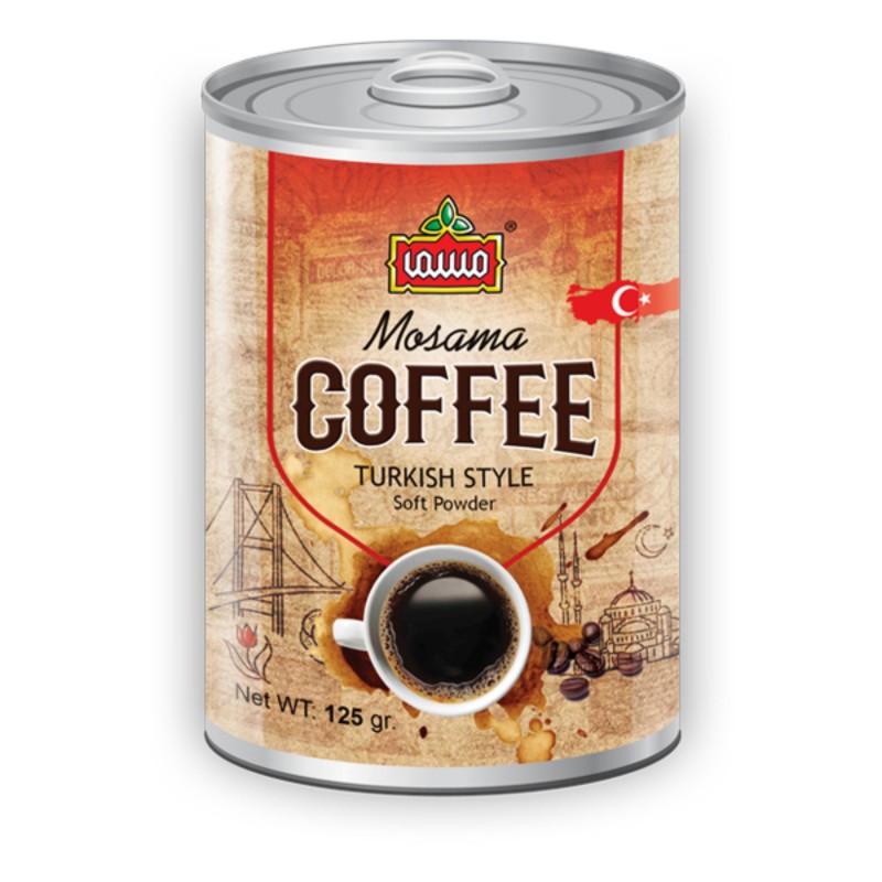پودر قهوه ترک مسما - 125 گرم بسته فلزی