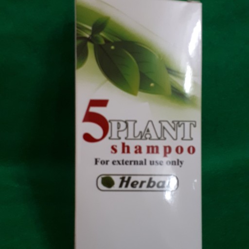 شامپو 5 گیاه مخصوص موهای چرب کاملا گیاهی