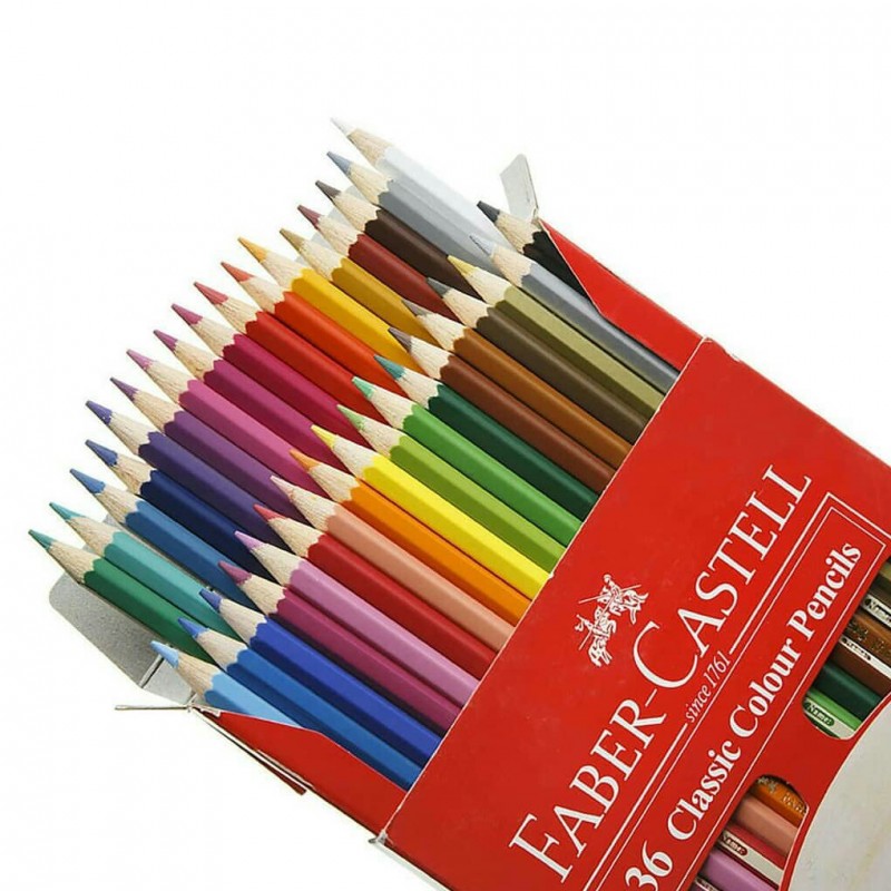 مداد رنگی 36 رنگ فابرکاستل اصلی