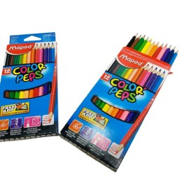 مداد رنگی 12 رنگ جعبه مقوایی مپدفرانسوی
